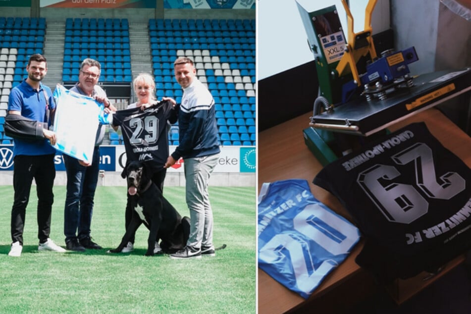 Die "Carola Apotheke" bleibt für drei weitere Jahre der Trikotsponsor vom Chemnitzer FC.
