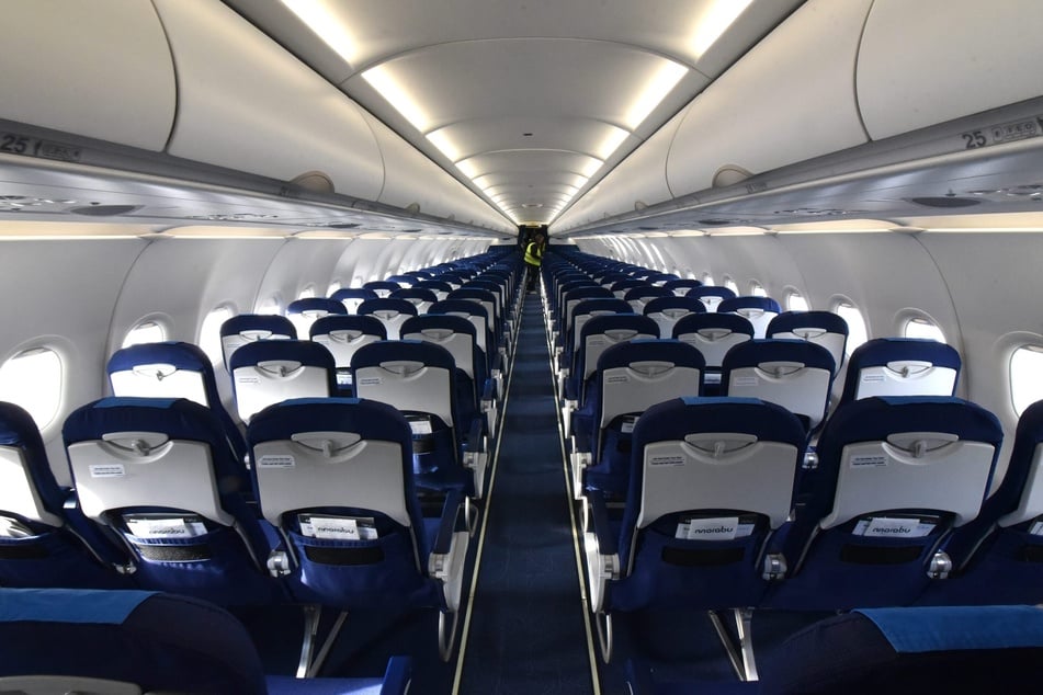 Das Innere eines Airbus A 320neo wartet auf Fluggäste aus Mitteldeutschland.