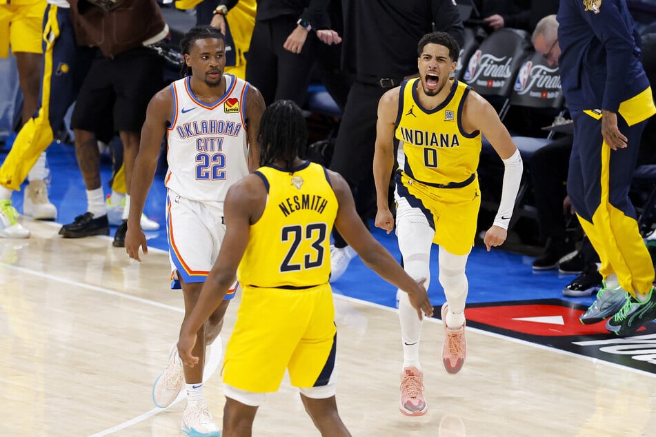"Finale de la NBA : Le dernier tir à la dernière seconde de Haliburton fait gagner les Pacers contre le Thunder dans un match dramatique de retour en tête"