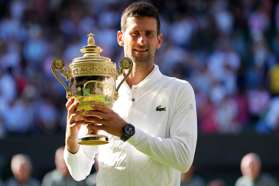 Novak Djokovic (36) gewann die 2022 seinen siebten Wimbledon-Titel. Wie die KI das Spiel wohl kommentiert hätte?