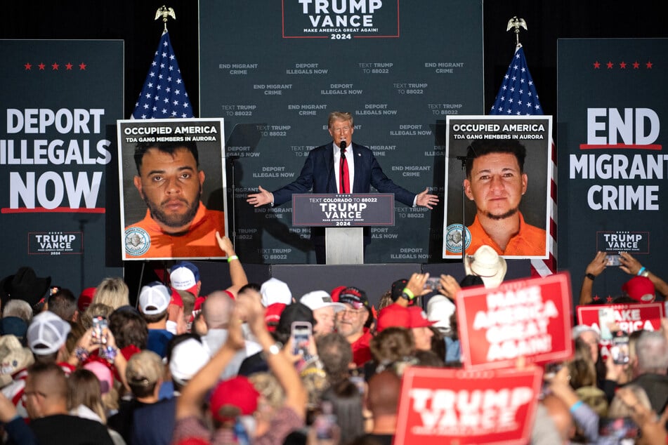 In Aurora, Trump delivered as divisive a speech as he has ever given, wildly exaggerating local tensions and misleading his audience about immigration statistics and policy.