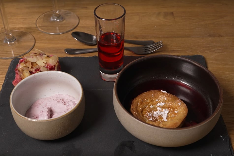 Das Dessert am Finaltag besteht aus vielen verschiedenen Komponenten.