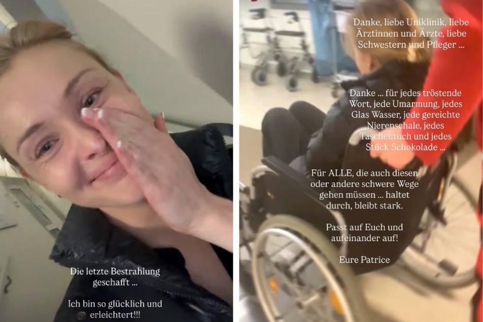 Patrice Aminati (30) hat ihre letzte Bestrahlung überstanden.