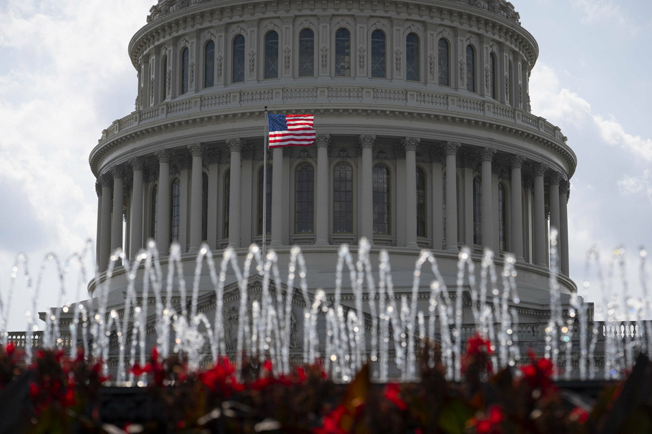 The US Senate voted along party lines to pass a Democratic, $3.5-trillion budget blueprint.