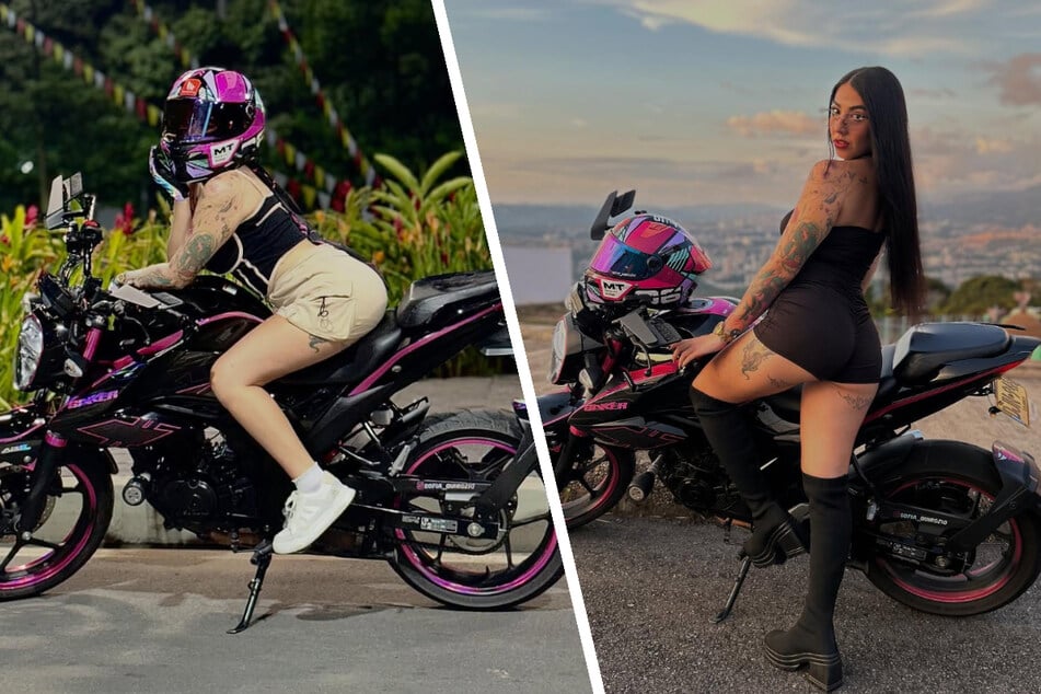 Auf Instagram teilte Karen Sofía Quiroz Ramírez (†25) ihre Leidenschaft für Motorräder mit ihren Fans.