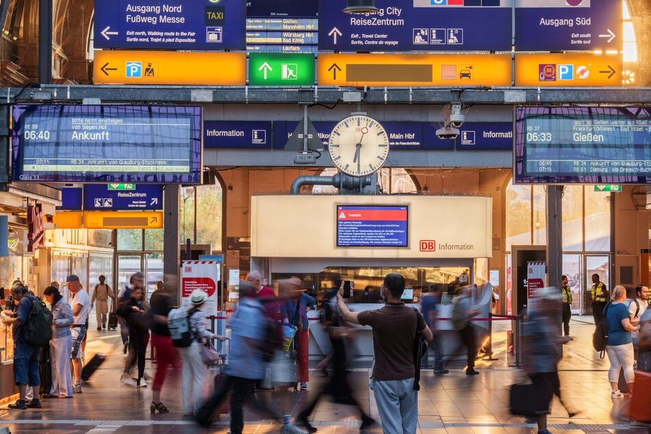 Auch am Frankfurter Hauptbahnhof erfolgte der falsche Alarm.