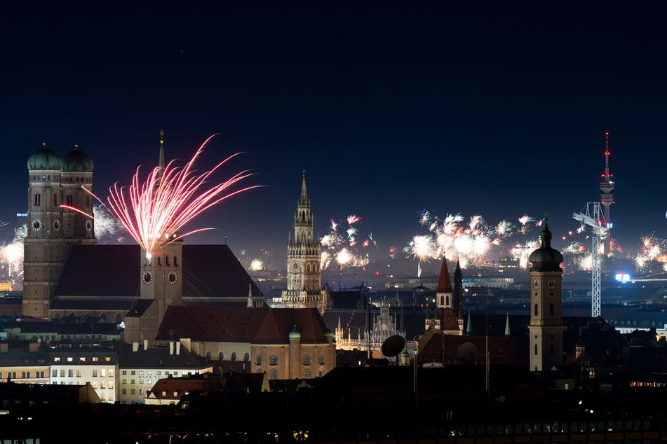 In München wurde das neue Jahr nicht nur friedlich begrüßt.