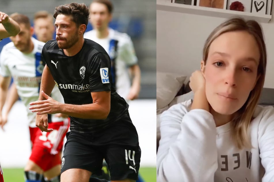 Die Ehefrau des Fußballers berichtet, wie es der Familie in den schweren Zeiten geht.