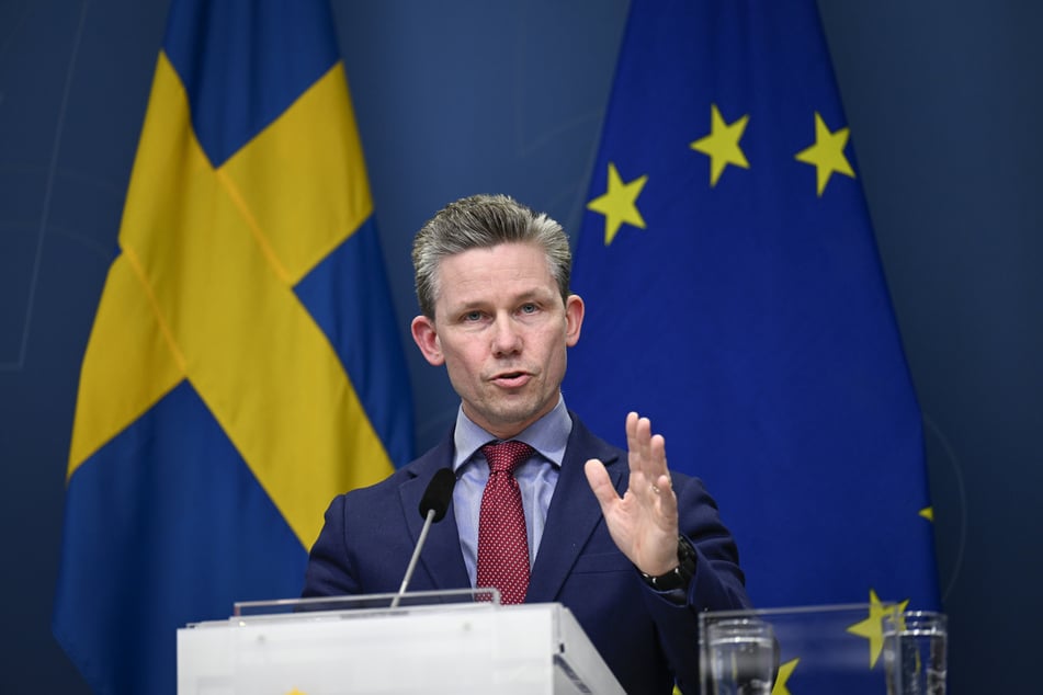 Schwedens Verteidigungsminister Pål Jonson (53) stellte die neuen Pläne zur Unterstützung der Ukraine vor.