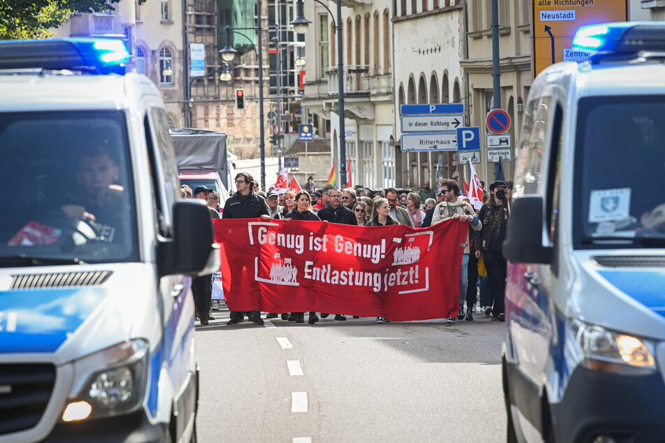 In Halle in Sachsen-Anhalt fand am 17. September ein Protesttag der Bewegung statt.
