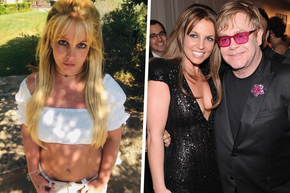 Britney Spears (40) und Elton John (75) sollen einen gemeinsamen Song aufgenommen haben.