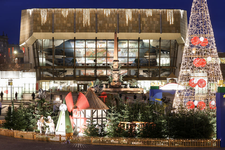 Wird auch der Weihnachtsmarkt in Leipzig stattfinden können? (Archivbild)