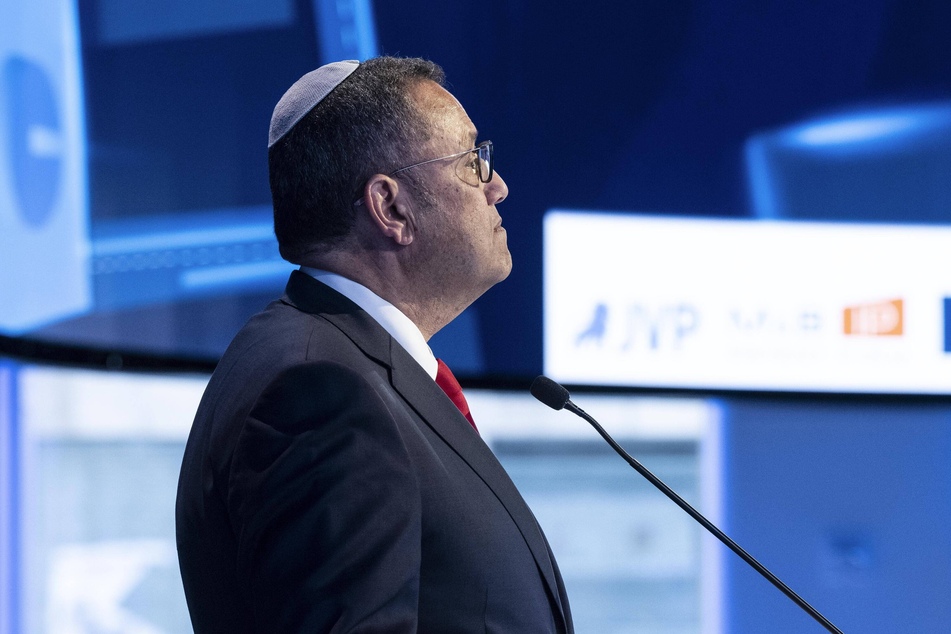 Jerusalem Mayor Moshe Lion also spoke at the conference, thanking his counterpart Eric Adams for supporting Israel.