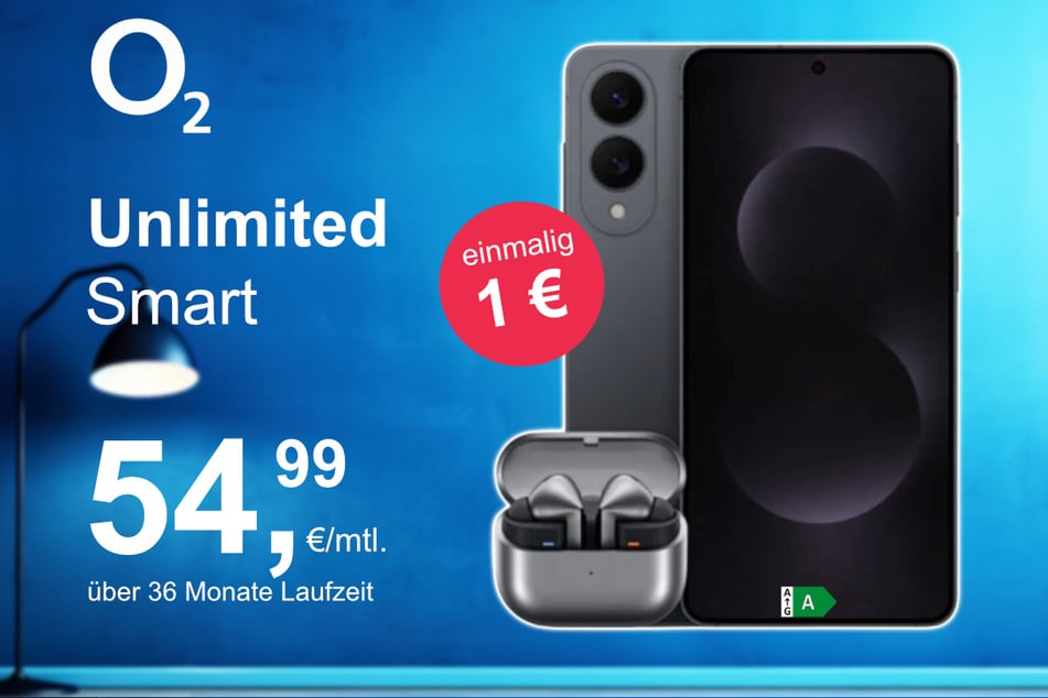 Das Samsung Galaxy S25 Edge + Buds 3 Pro im o2 Mobile Unlimited Smart für einmalig 1 Euro.