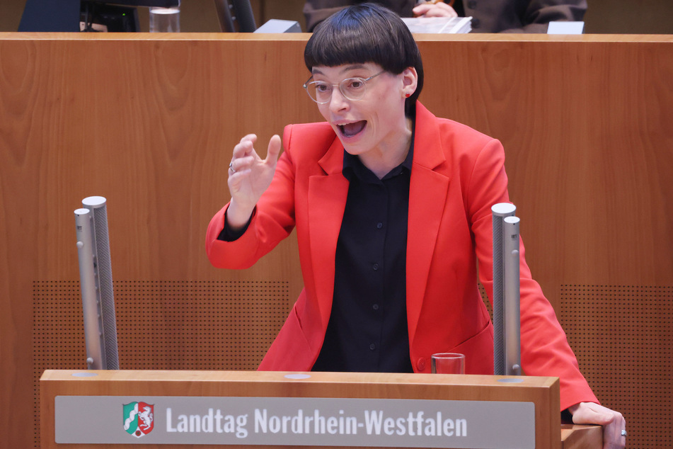 Josefine Paul (42, Grüne), die Familienministerin von Nordrhein-Westfalen.