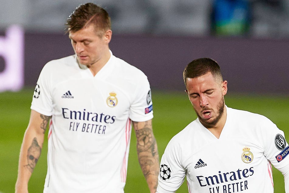 Werden wohl keine Freunde mehr: Toni Kroos (33, l.) und Eden Hazard (r.).