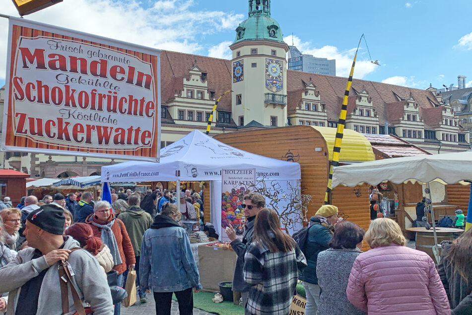 Auch in diesem Jahr öffnet wieder der traditionelle Ostermarkt in der Leipziger Innenstadt seine Tore.