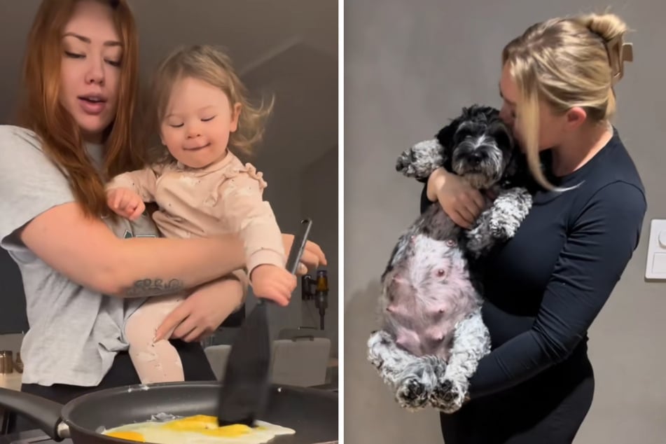 TikToker Elina Purhonen (31) got to experience her second pregnancy alongside her beloved dog Kikka.