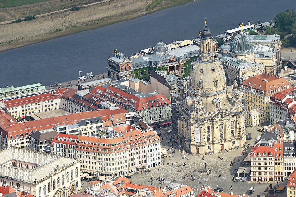 Mit dem neuen, ab heute geltenden "Lockdown light" dürfte die Dresdner Innenstadt wieder etwas menschenleerer werden.