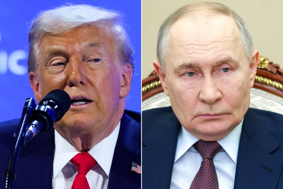 Donald Trump (l.) insisted on Wednesday that Vladimir Putin had already accepted his "Board of Peace" invite – despite the Kremlin saying otherwise.