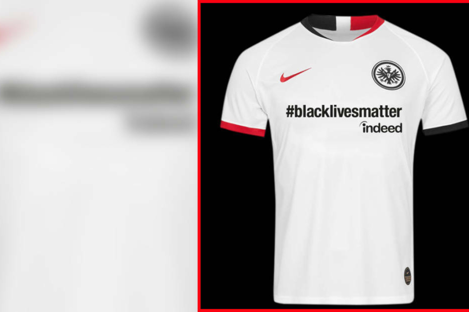 Mit diesem Trikot werden die Spieler von Eintracht Frankfurt am Mittwochabend im DFB-Pokal-Halbfinale beim FC Bayern München versuchen zu gewinnen.