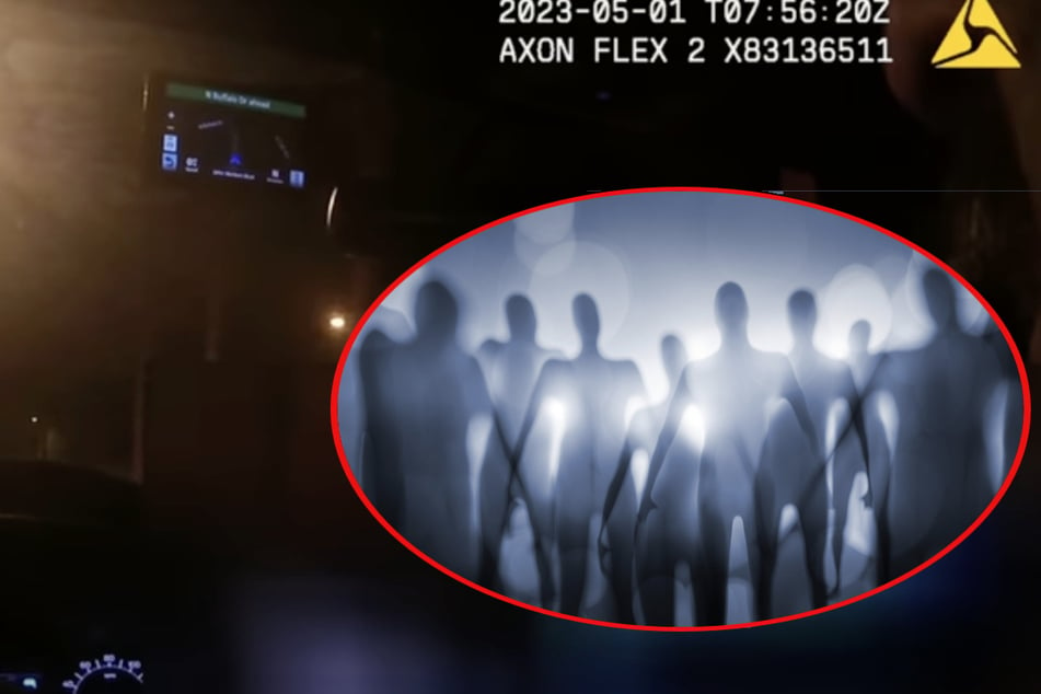 Las Vegas police release footage of potential alien sightings