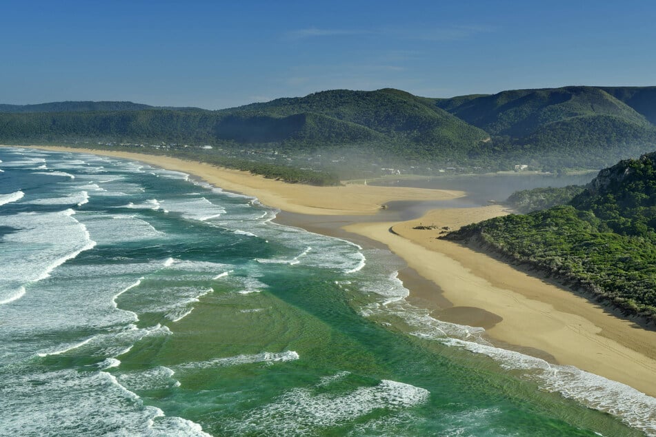 Entlang der Garden Route genoss die Familie die Strände und die Berglandschaft von Südafrika.
