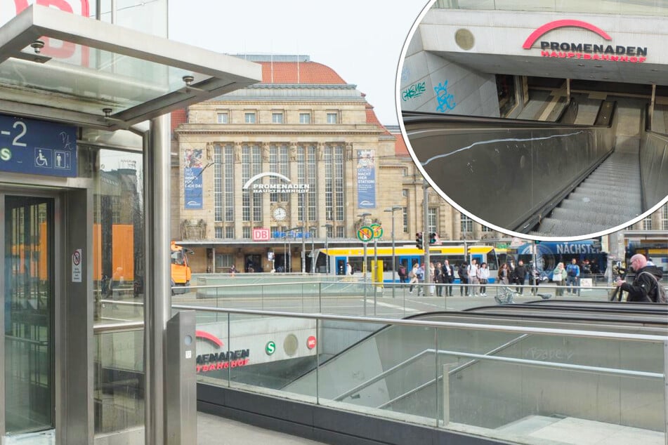 Leipzig: Kopfschütteln wegen Leipzigs Rolltreppen-Problemen: "Nicht für den Außenbetrieb ausgelegt"