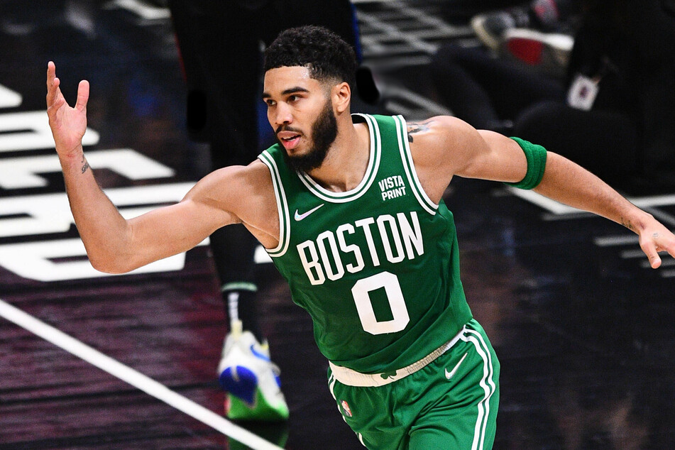 Jayson Tatum starred against the Nets with 30 points.