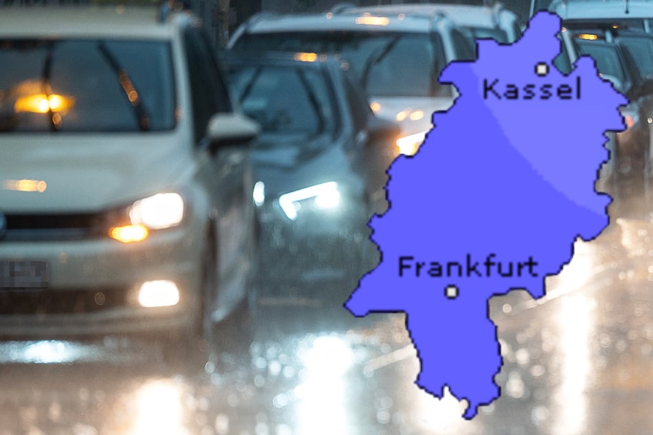 In der Nacht zu Donnerstag muss in Hessen mit teils heftigen Regengüssen gerechnet werden - lokal sind Starkregen und Gewitter möglich!