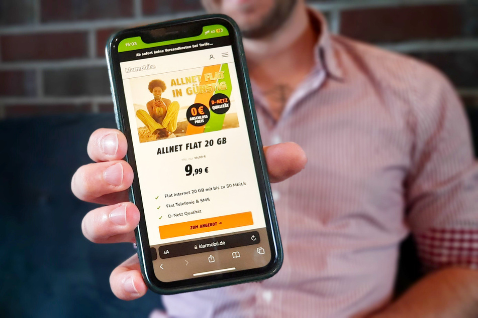 Bei Klarmobil gibt's für kurze Zeit einen genialen Tarif mit viel Datenvolumen im besten D-Netz.