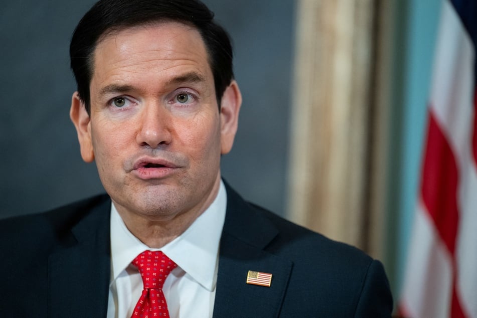 US Secretary of State Marco Rubio speaks before signing a memorandum of understanding for a strategic partnership on critical minerals with European Union Trade Commissioner Maros Sefcovic.