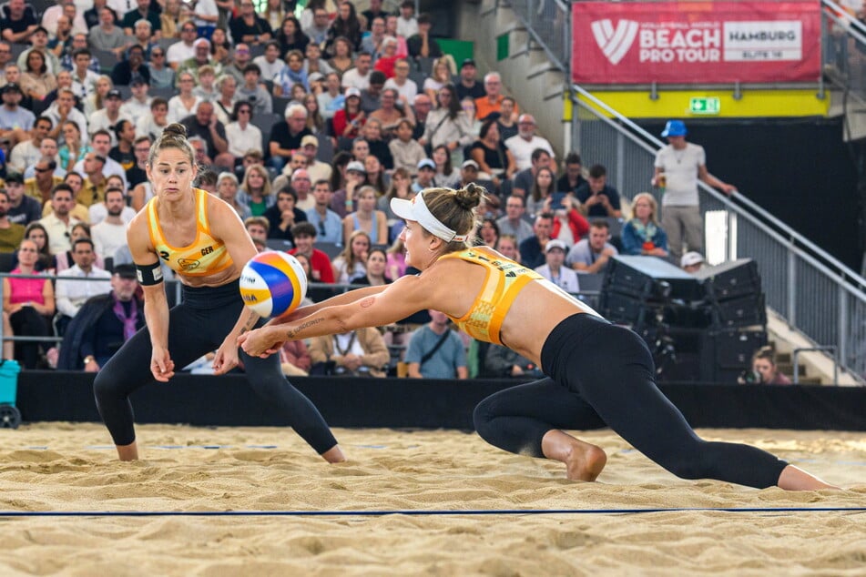 Cinja Tillmann (33, r.) und Svenja Müller (23) wollen sich das Triple holen.