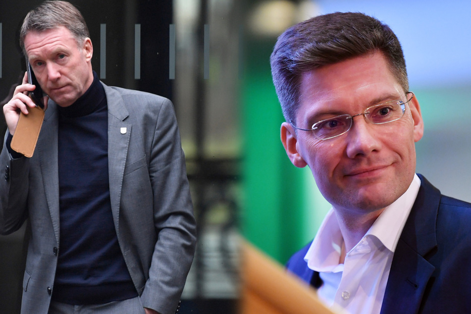 Die Büros von Raymond Walk (li.) und Christian Hirte befinden sich in dem Gebäude. (Bildmontage)