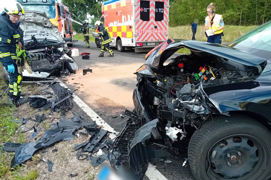 Auf der Miltitzer Straße ist es am Freitag zu einem schweren Unfall gekommen.