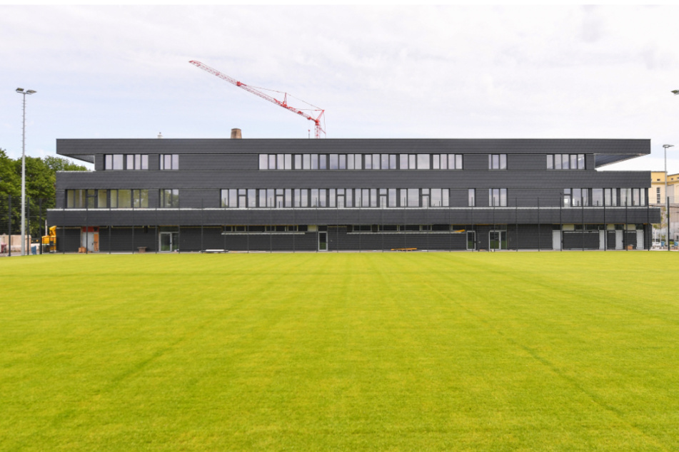 In wenigen Wochen soll das neue Testzentrum fertig sein.