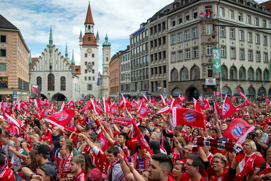 Eine Meisterfeier auf dem Marienplatz wird es in diesem Jahr nicht geben. (Archivbild)