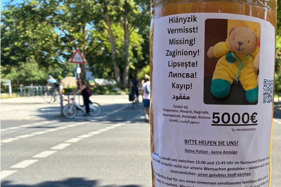Berlin: Teddy-Klau in Berlin: Bielefelder bietet 5000 Euro für verschwundenen Glücksbringer