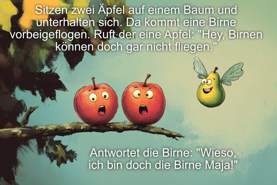 Ein Witz, der womöglich genau Deinen Humor trifft.
