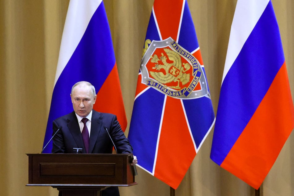 Wladimir Putin (70) während einer Rede auf einer Sitzung des Vorstands des Föderalen Sicherheitsdienstes (FSB).