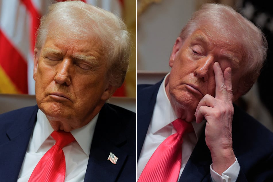 Sleepy Don? Trump's health comes under scrutiny after cabinet metting