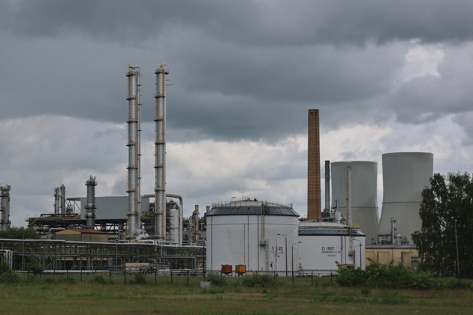 Blick auf die Dow-Anlagen in Böhlen. CDU und SPD arbeiten im Bund an einer Chemieagenda 2045.