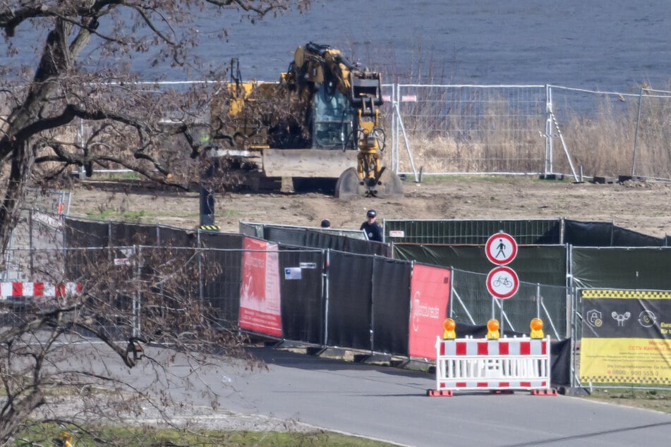 Die Entschärfung läuft noch.