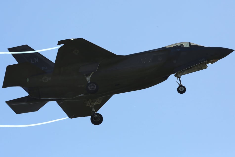 A US F-35 stealth warplane was forced to make an emergency landing after being hit by suspected Iranian fire (file photo).