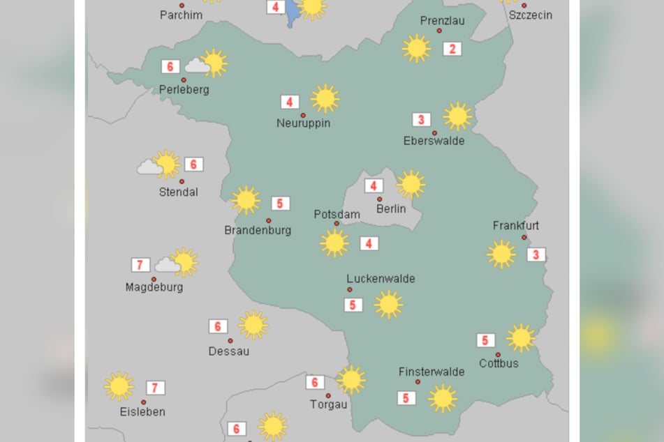 Schon am Mittwoch kommt öfter mal die Sonne raus.