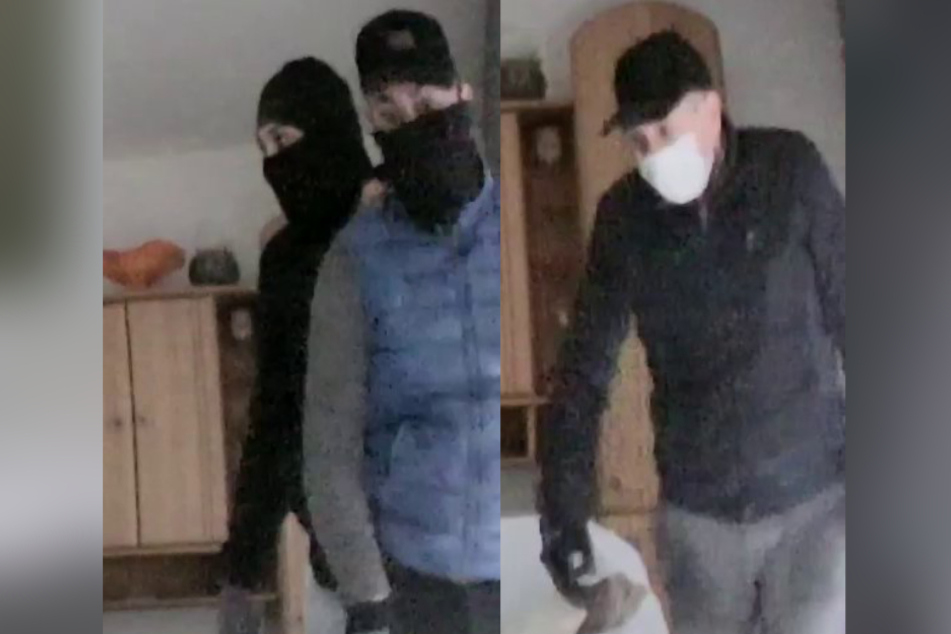 Das Trio bei seiner "Arbeit".