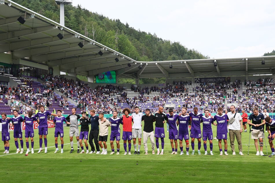 Das Erzgebirgsstadion ist noch nicht ausverkauft.