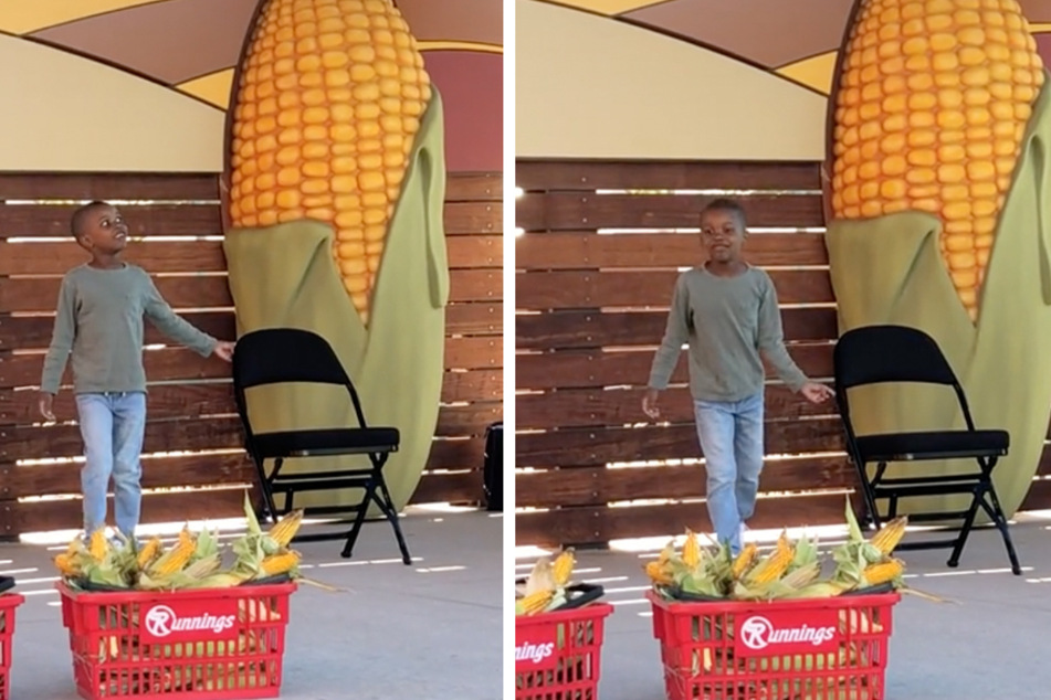 Tariq AKA the "Corn Kid" helped donate thousands of cans of corn and turkeys to those in need for Thanksgiving.