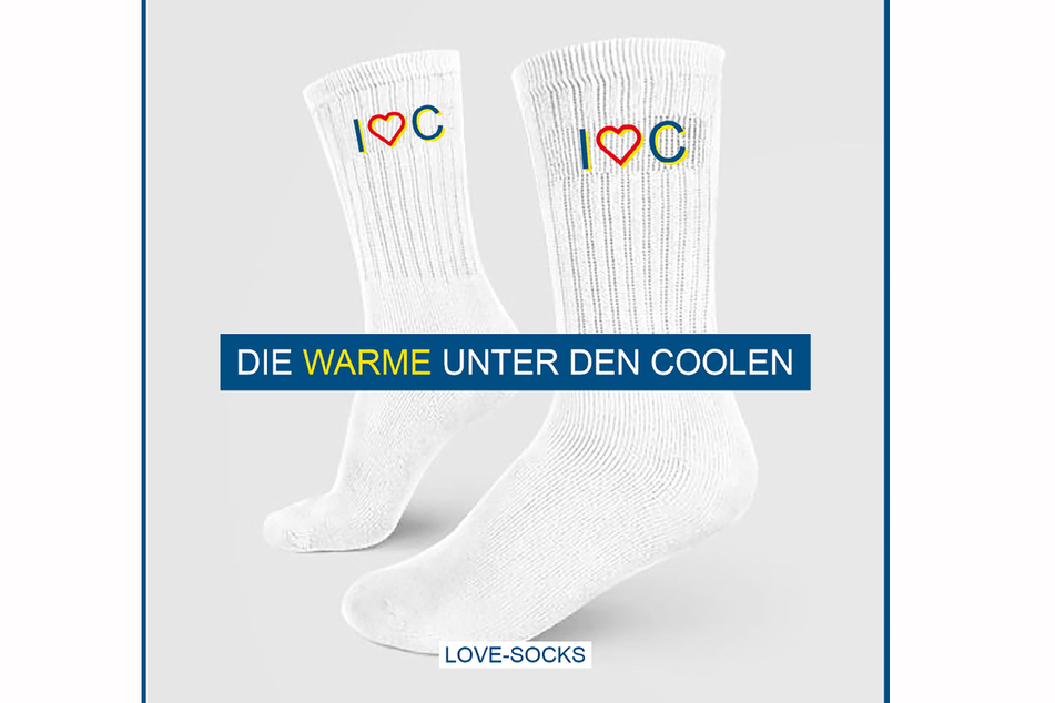 Die "Love-Socks" standen in der städtischen Umfrage auch zur Wahl. Sie werden jedoch vorerst nicht hergestellt.