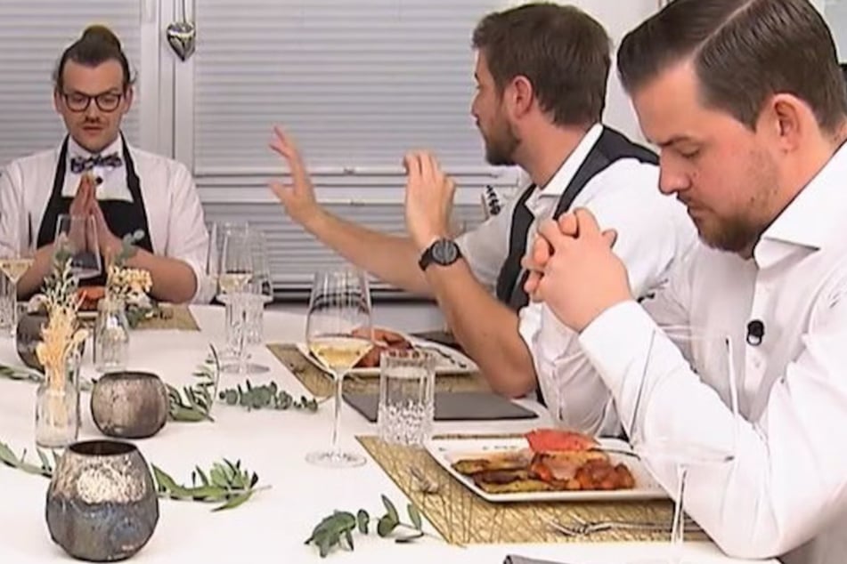Die Männerrunde bei "Das perfekte Dinner" hatte in der ganzen Woche enormen Spaß.